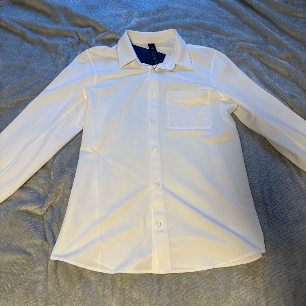 lululemon athletica White Button Down Shirt